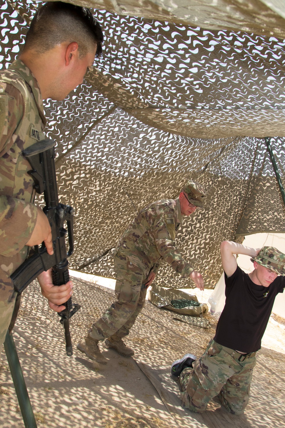 U.S. Army Soldiers participate in Task Force Spartan Best Warrior Competition Warrior Task lanes