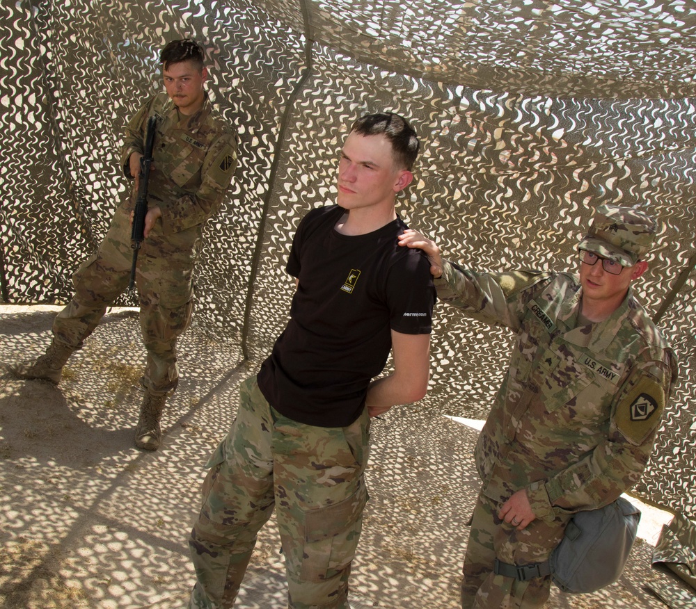 U.S. Army Soldiers participate in Task Force Spartan Best Warrior Competition Warrior Task lanes