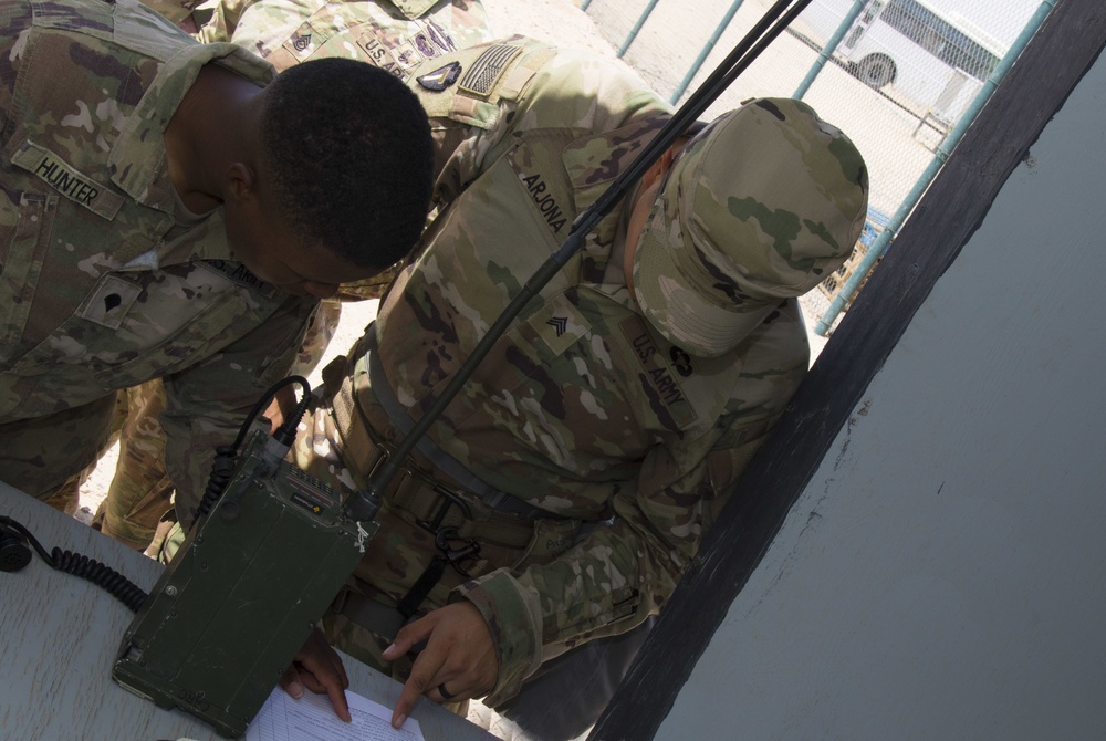 U.S. Army Soldiers participate in Task Force Spartan Best Warrior Competition Warrior Task lanes