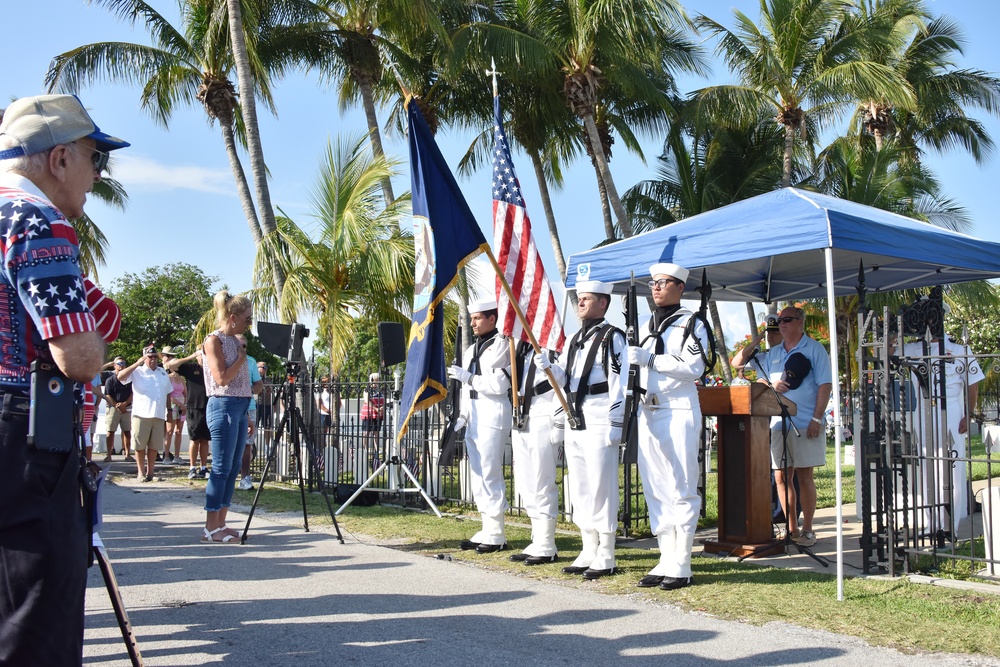 Memorial Day ceremony at Key West Cemetery