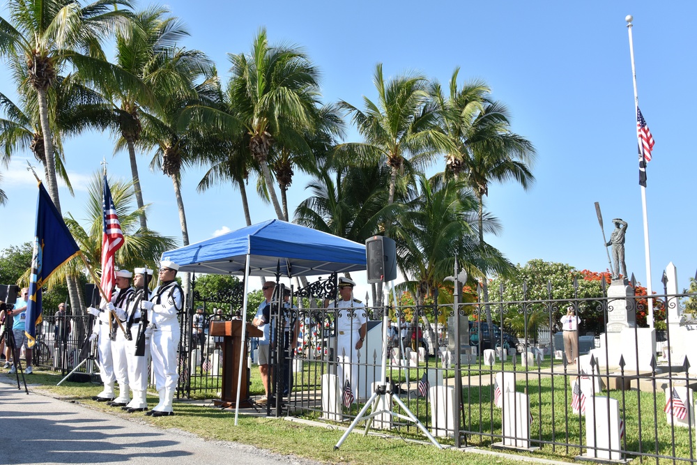 Memorial Day ceremony at Key West Cemetery