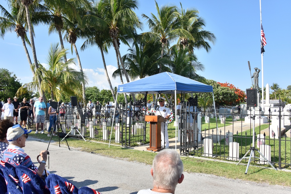 Memorial Day ceremony at Key West Cemetery