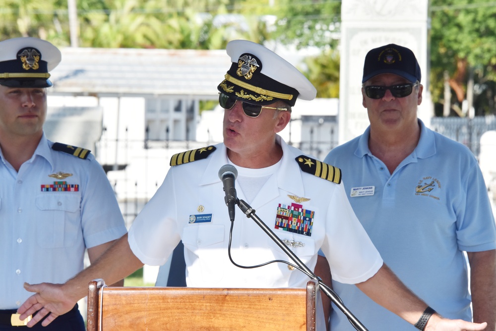 Memorial Day ceremony at Key West Cemetery