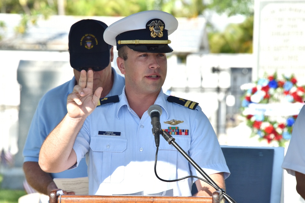 Memorial Day ceremony at Key West Cemetery