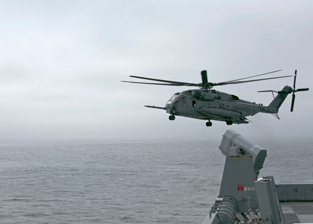 USS San Antonio Flight Ops