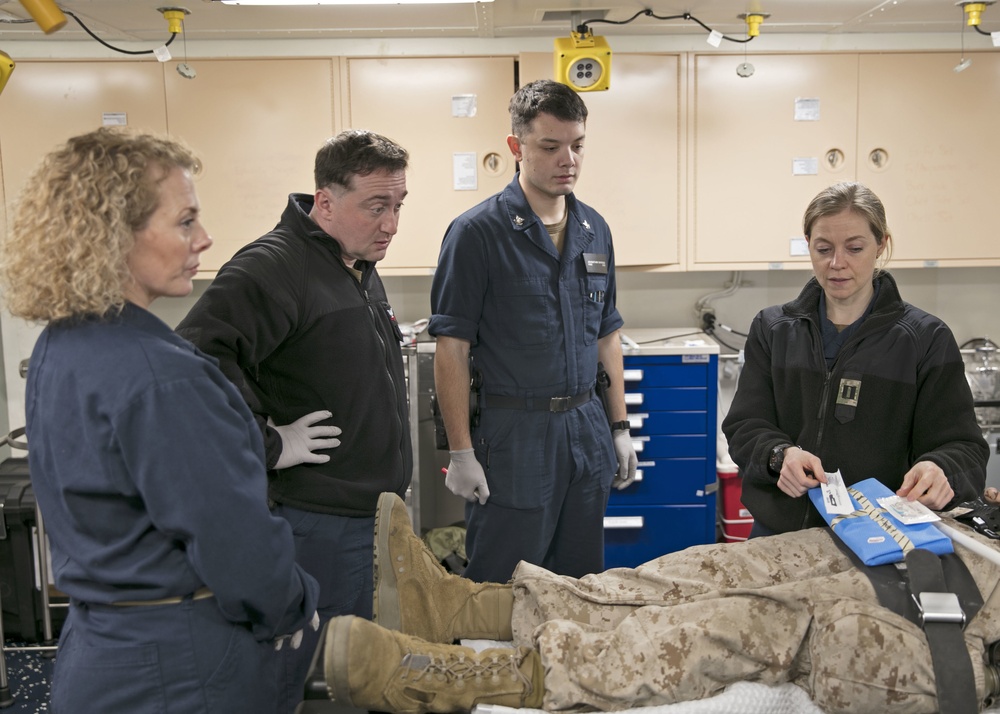 USS San Antonio Mass Casualty Drill