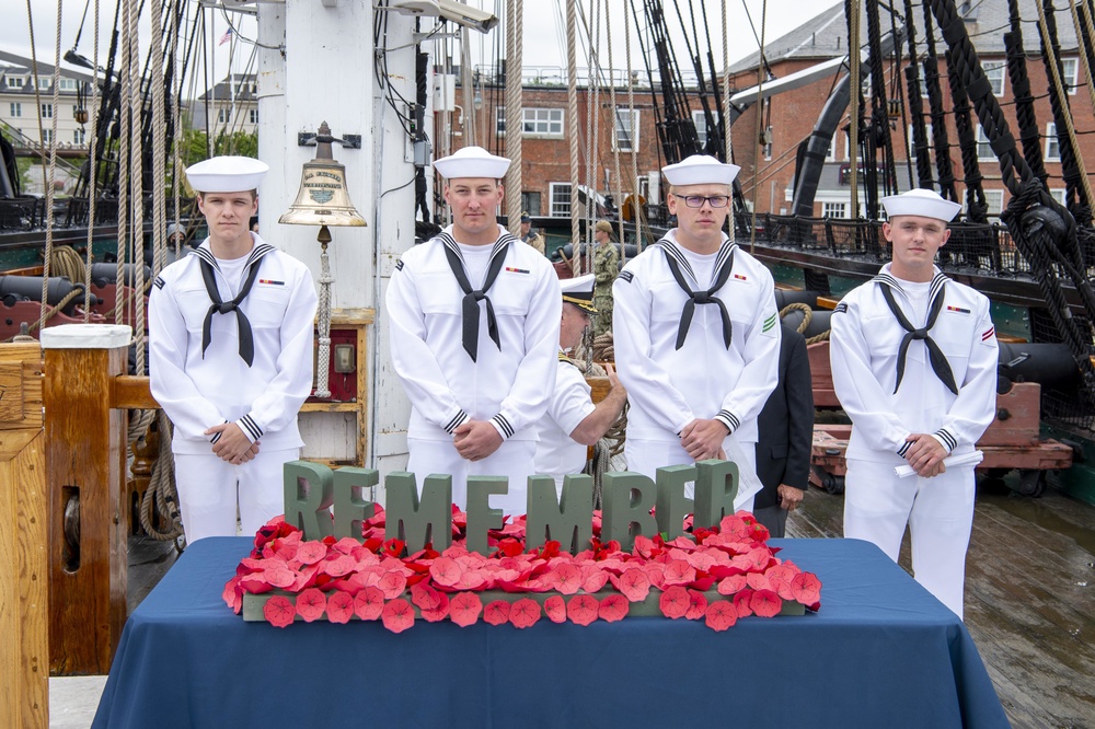 USS Constitution Hosts Memorial Day Commemoration