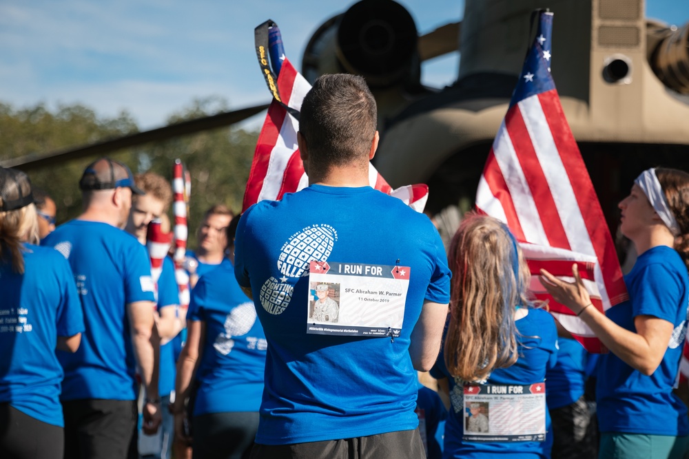 Members of the 1st Battalion, 168th Aviation Regiment honor our fallen heroes