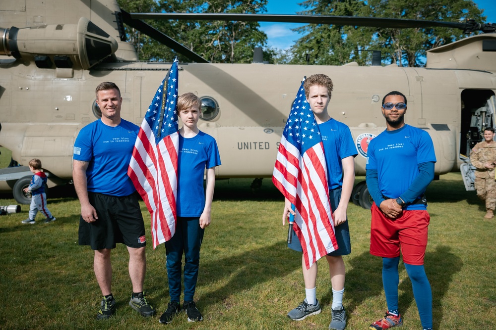 Members of the 1st Battalion, 168th Aviation Regiment honor our fallen heroes