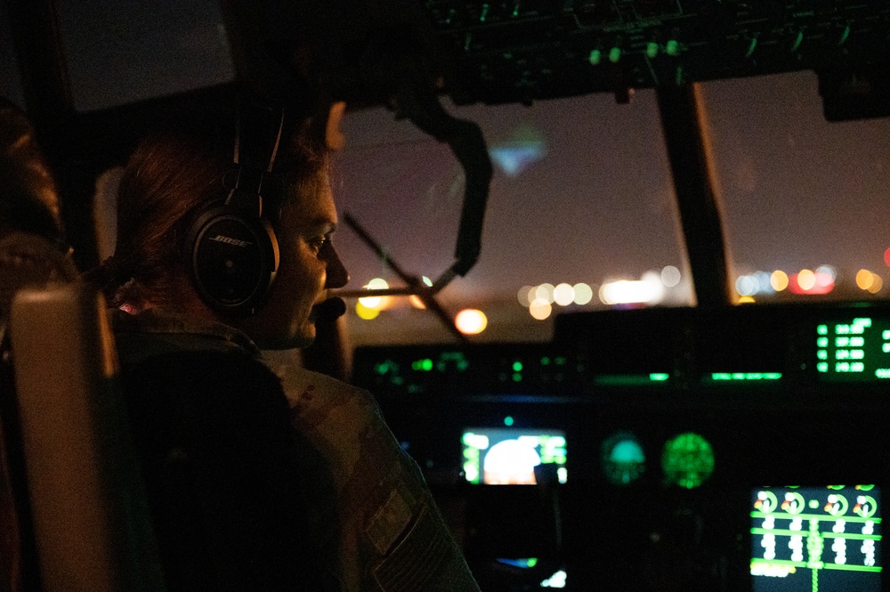 75th EAS Conducts Night Combat Airlift Mission in East Africa