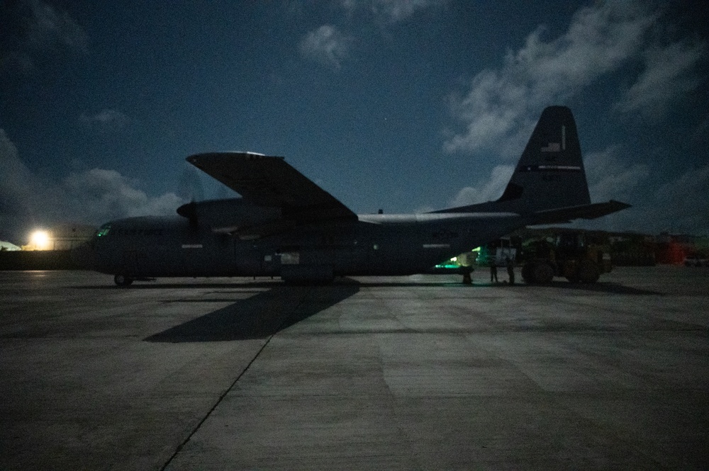 75th EAS Conducts Night Combat Airlift Mission in East Africa