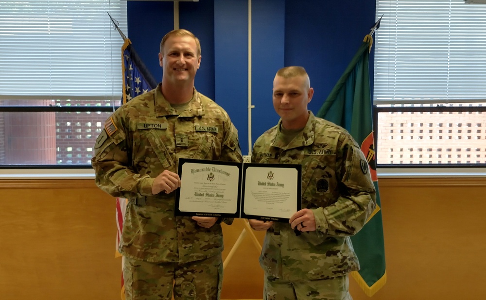 NCOA Instructor Sgt. 1st Class Erek D. Pittman Reenlists for Indefinite Service