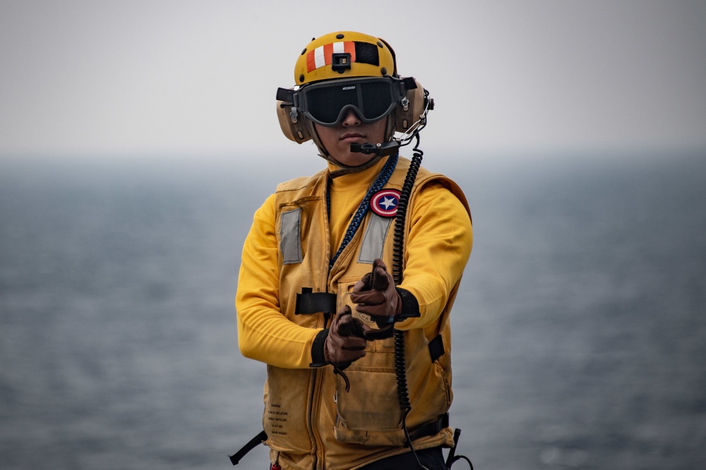 USS America (LHA 6) Conducts Flight Operations