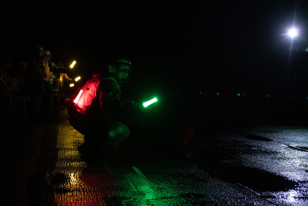 USS America (LHA 6) Conducts Flight Operations