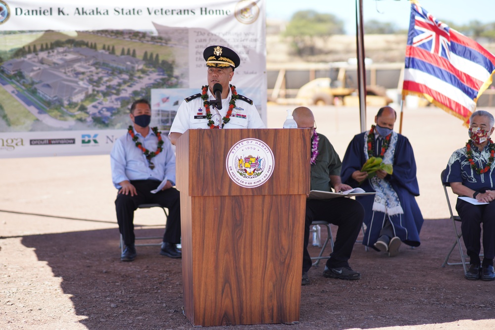 Groundbreaking ceremony for state’s second State Veterans Home