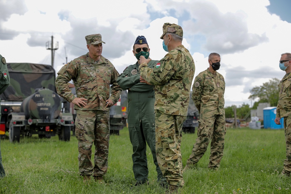 1-3rd Attack Battalion sets up Operations Command Post in Hungary