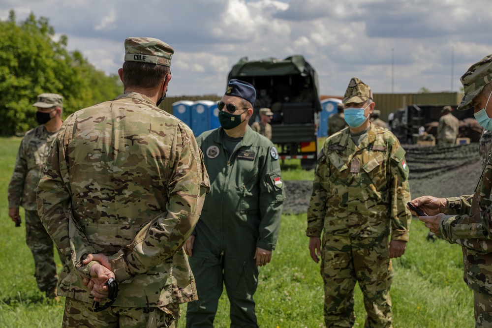 1-3rd Attack Battalion sets up Operations Command Post in Hungary