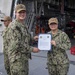 Award Ceremony Aboard USS Charleston