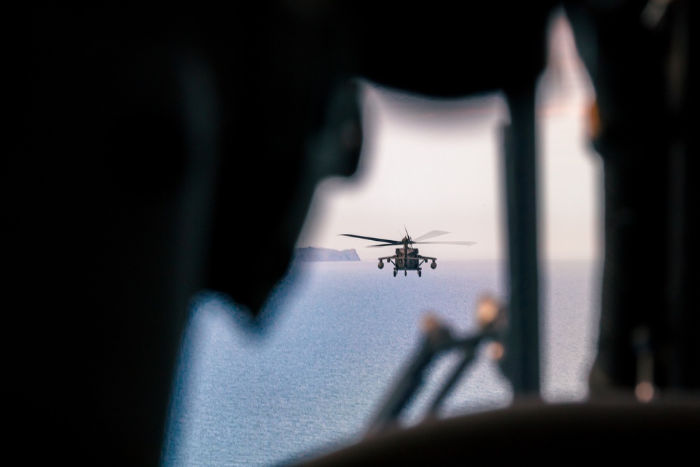 Over the blue waters of the Black Sea: 12th CAB qualifies crews for maritime operations