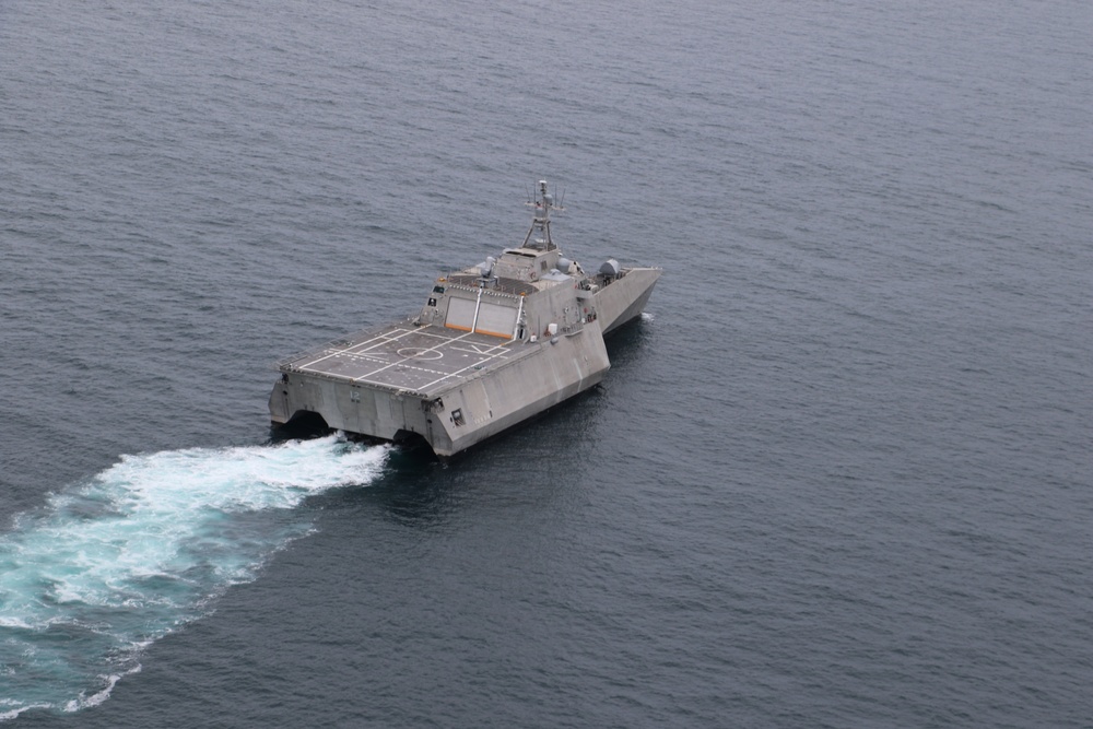USS JACKSON underway in Southern California