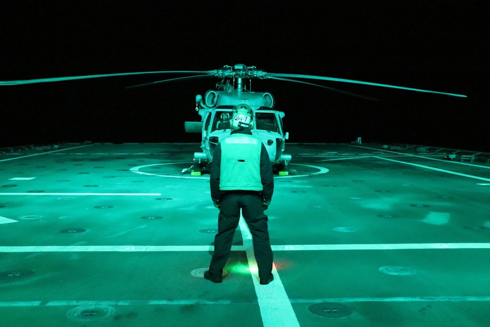 USS JACKSON underway in Southern California