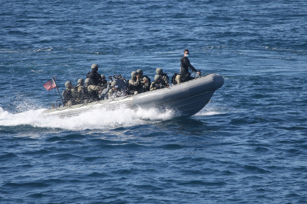 USS JACKSON underway in Southern California