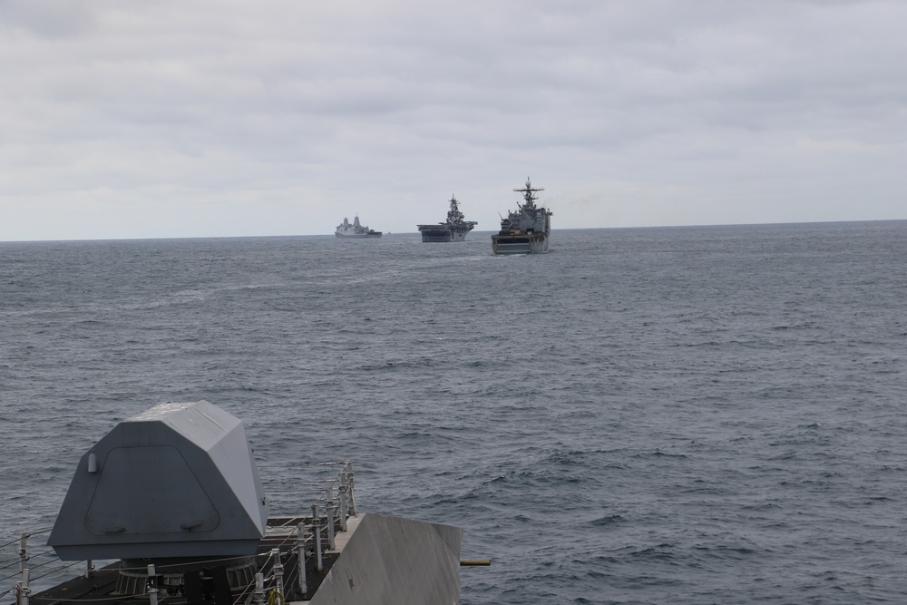 USS JACKSON underway in Southern California