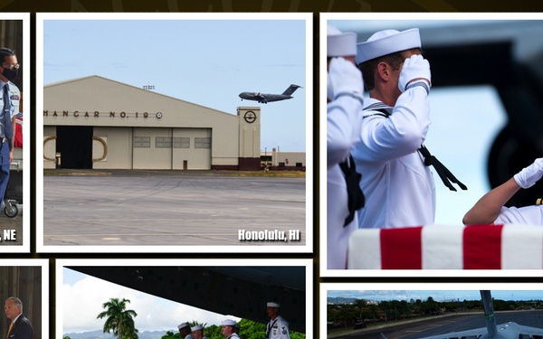 USS Oklahoma Honorable Carry Ceremonies