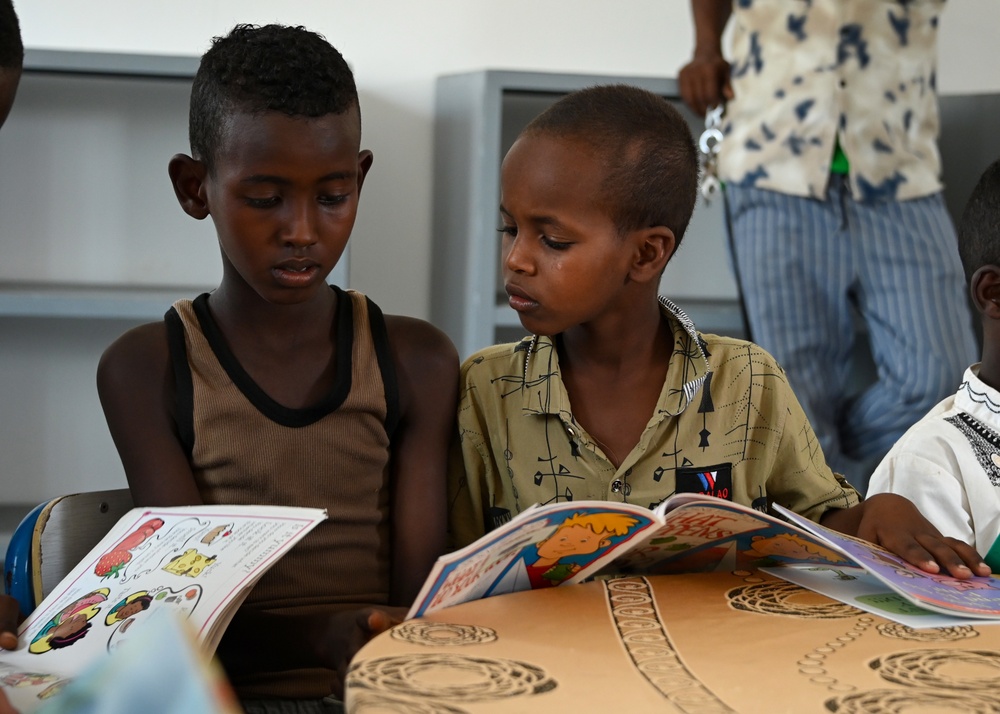 Civil Affairs East Africa, US Embassy dedicate library to promote education