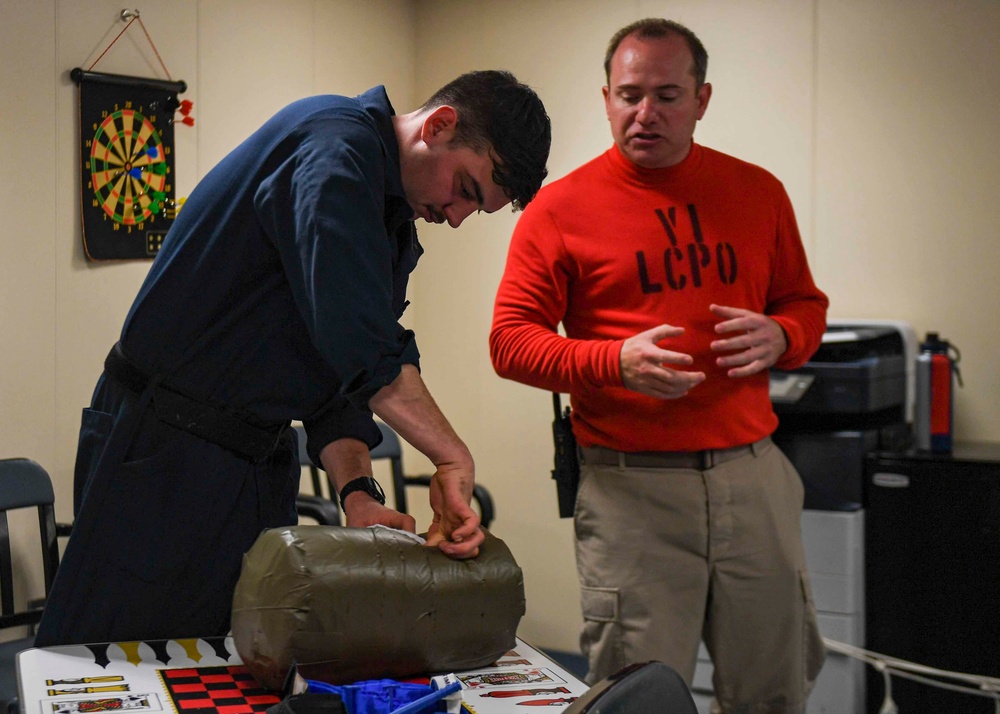 USS Hershel &quot;Woody&quot; Williams training