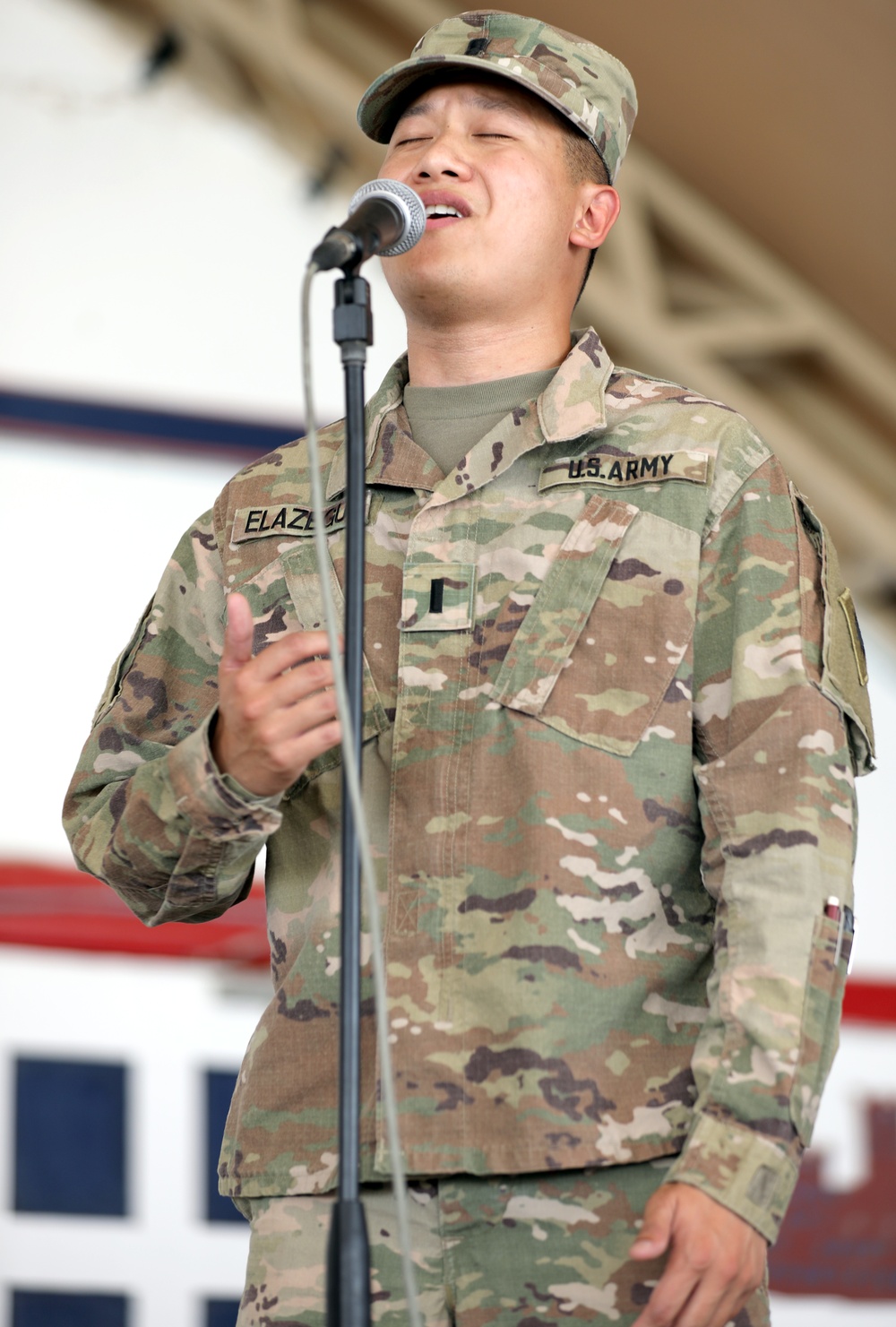 Memorial Day ceremony at Camp Buehring