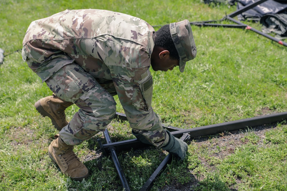 1-3rd Attack Battalion sets up Operations Command Post in Hungary