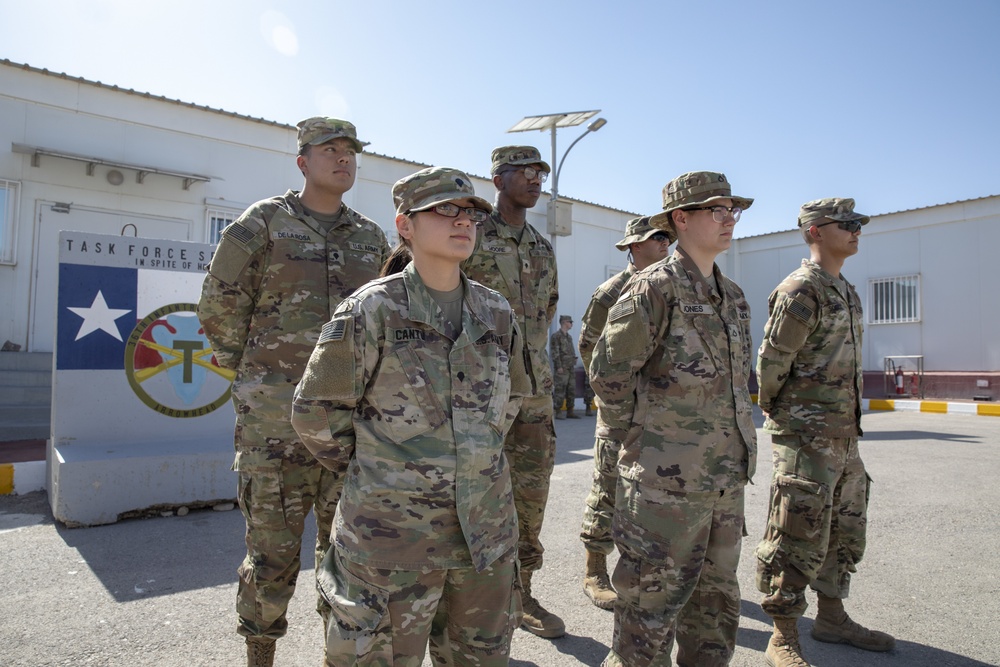 36th Infantry Division Patching Ceremony