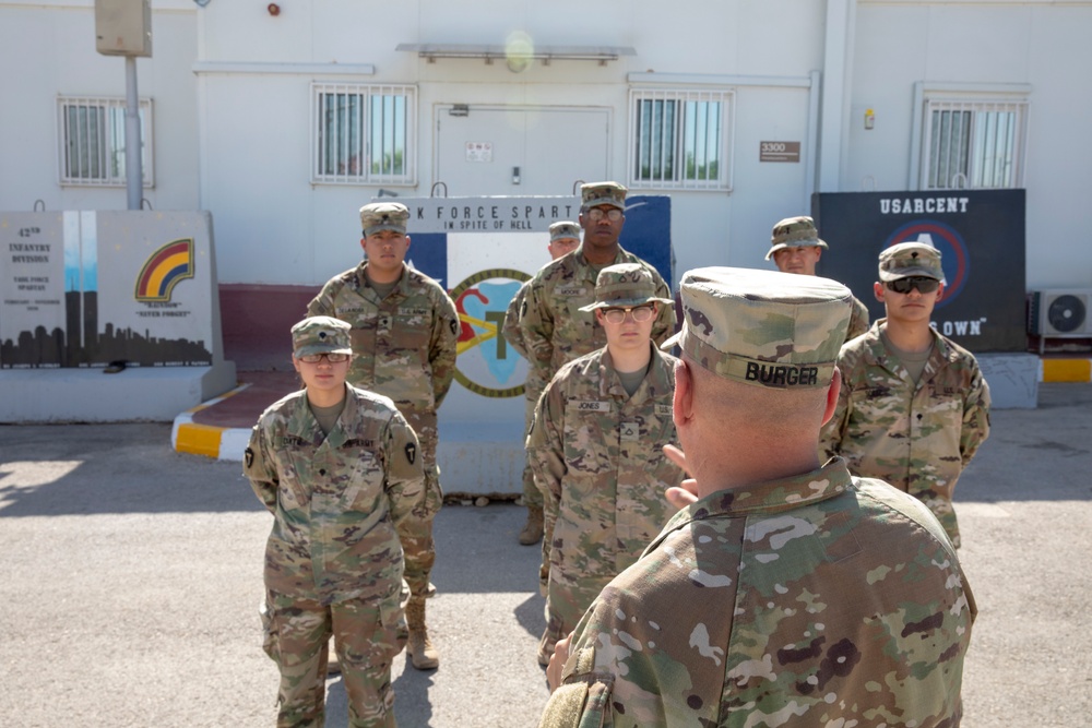 36th Infantry Division Patching Ceremony