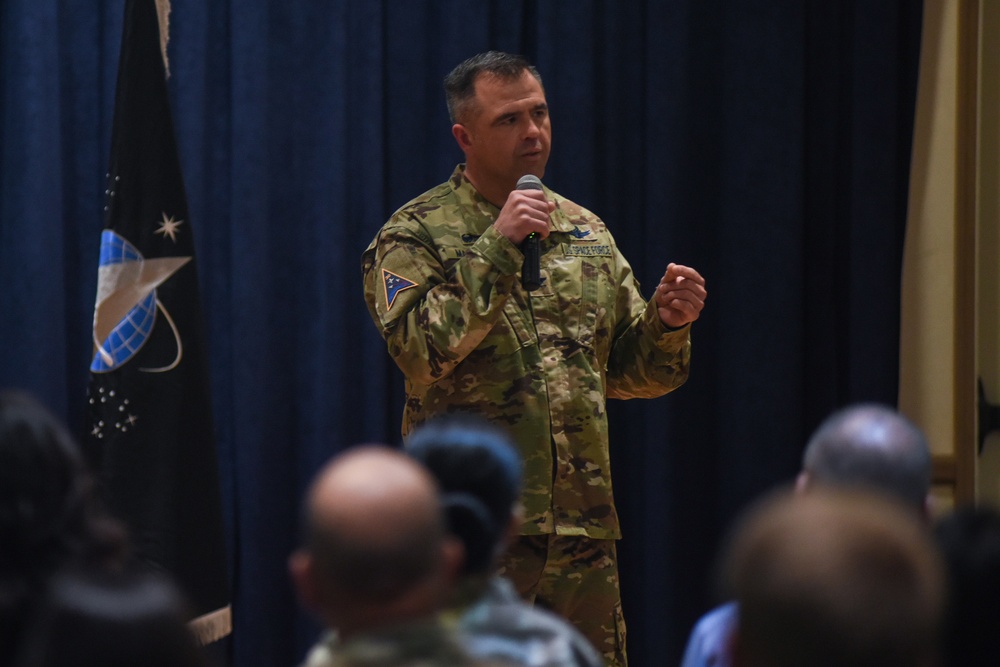 Col. Mastalir hosts final Commander's Call and First as Space Launch Delta 30