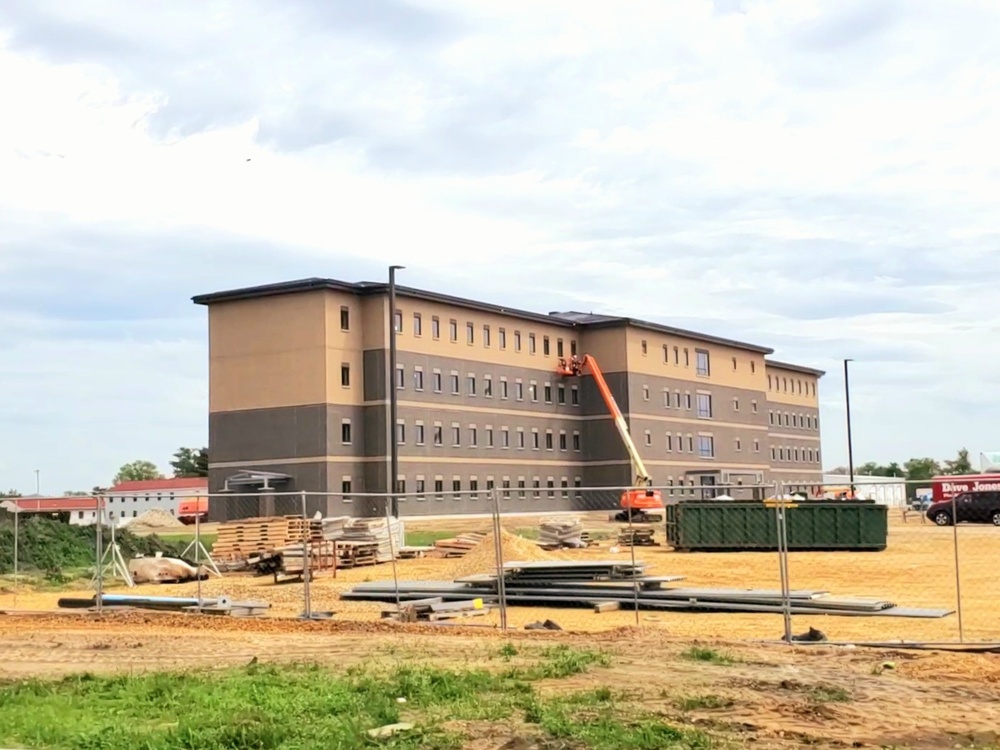 Completion of fiscal ‘19 funded barracks project continues closer to completion