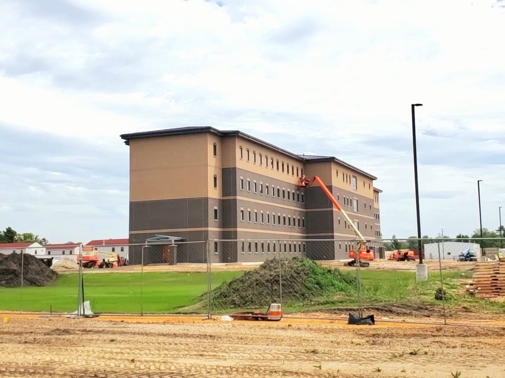 Completion of fiscal ‘19 funded barracks project continues closer to completion