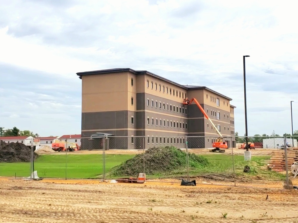 Completion of fiscal ‘19 funded barracks project continues closer to completion