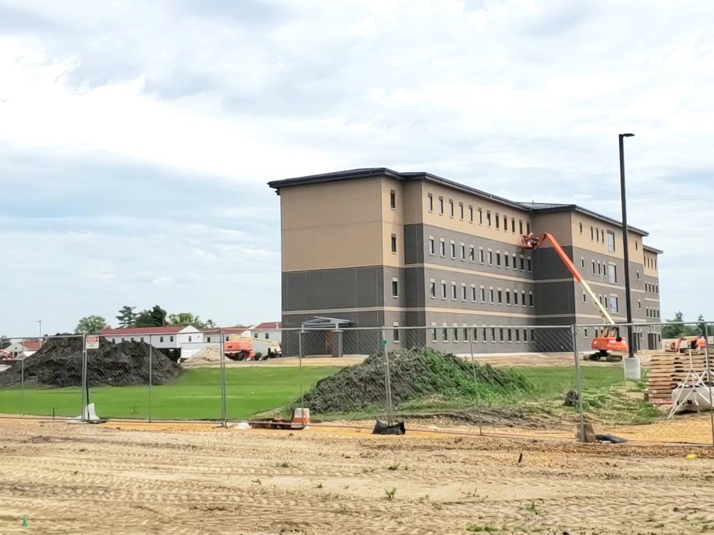 Completion of fiscal ‘19 funded barracks project continues closer to completion