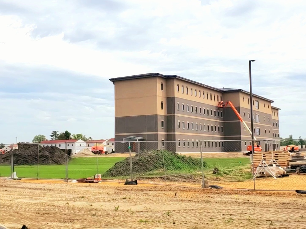 Completion of fiscal ‘19 funded barracks project continues closer to completion