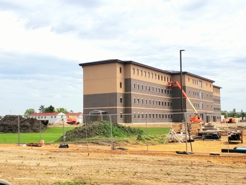 Completion of fiscal ‘19 funded barracks project continues closer to completion