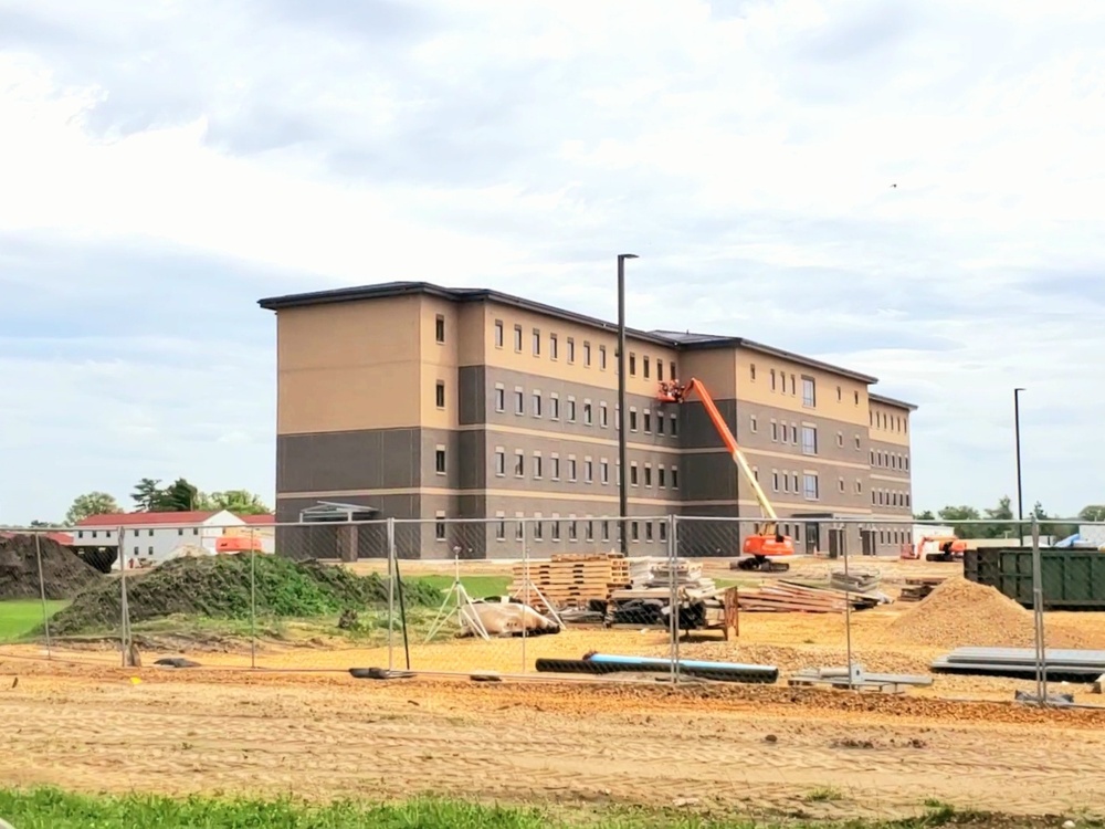 Completion of fiscal ‘19 funded barracks project continues closer to completion