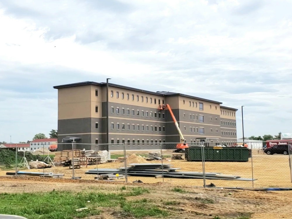 Completion of fiscal ‘19 funded barracks project continues closer to completion