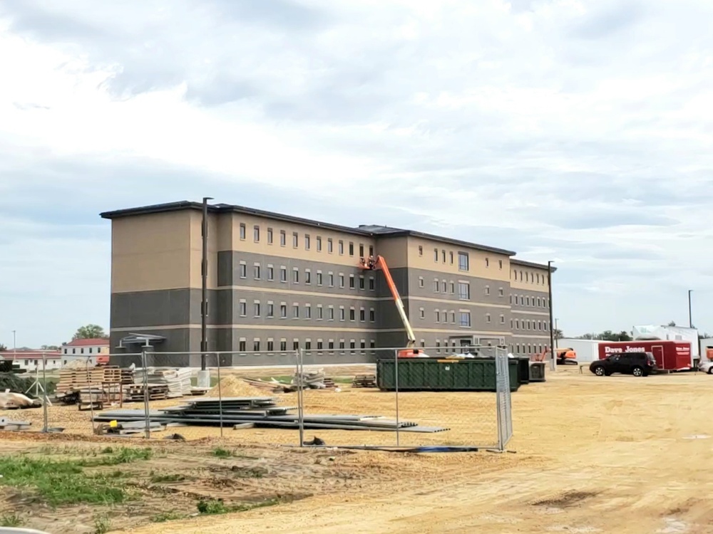 Completion of fiscal ‘19 funded barracks project continues closer to completion