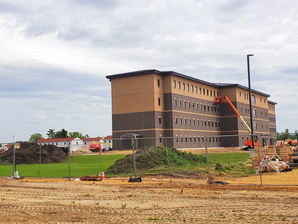 Completion of fiscal ‘19 funded barracks project continues closer to completion