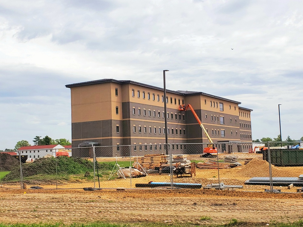 Completion of fiscal ‘19 funded barracks project continues closer to completion