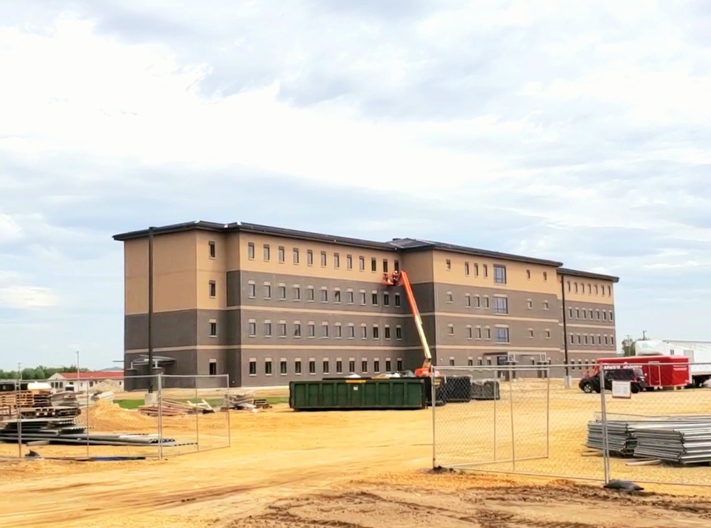 Completion of fiscal ‘19 funded barracks project continues closer to completion