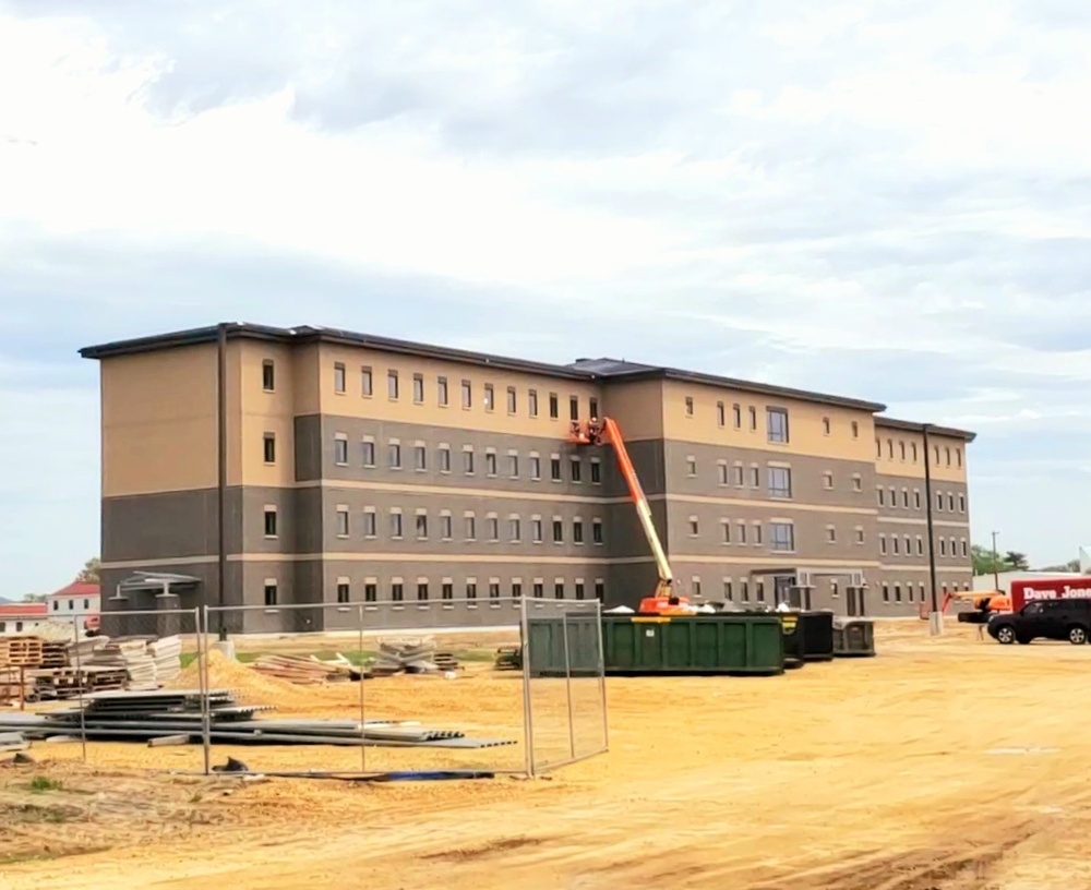 Completion of fiscal ‘19 funded barracks project continues closer to completion