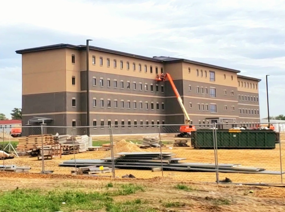 Completion of fiscal ‘19 funded barracks project continues closer to completion