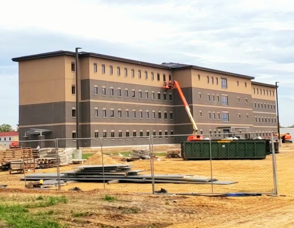 Completion of fiscal ‘19 funded barracks project continues closer to completion